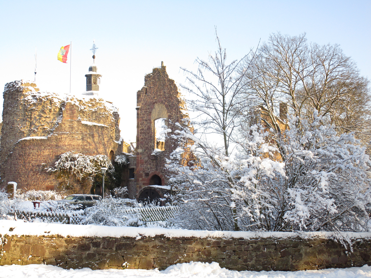 Winter in der Burg