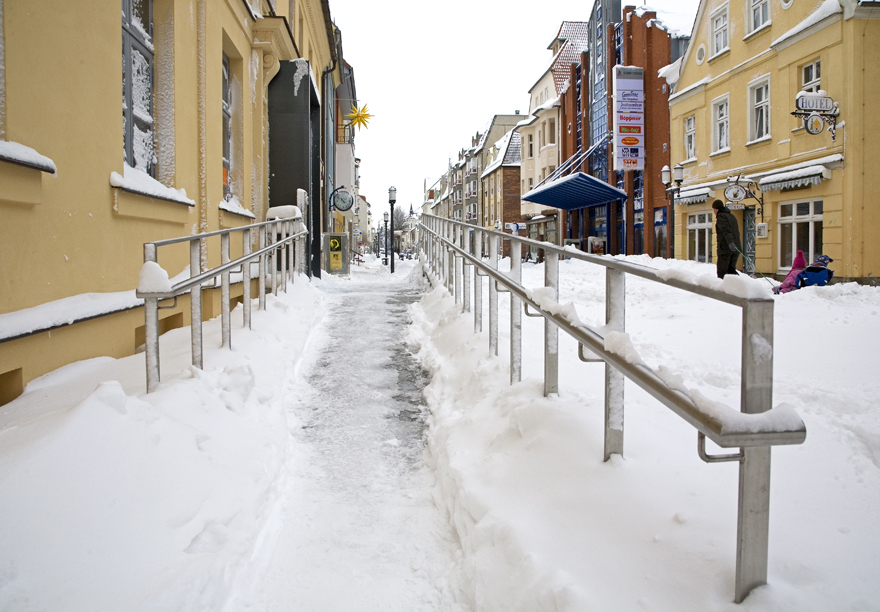 Winter in der Greifswalder Innenstadt