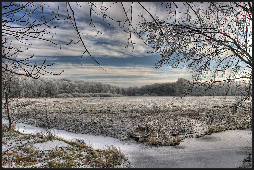 ... Winter in der Magdeburger Börde ...