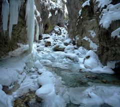 Winter in der Partnachklamm