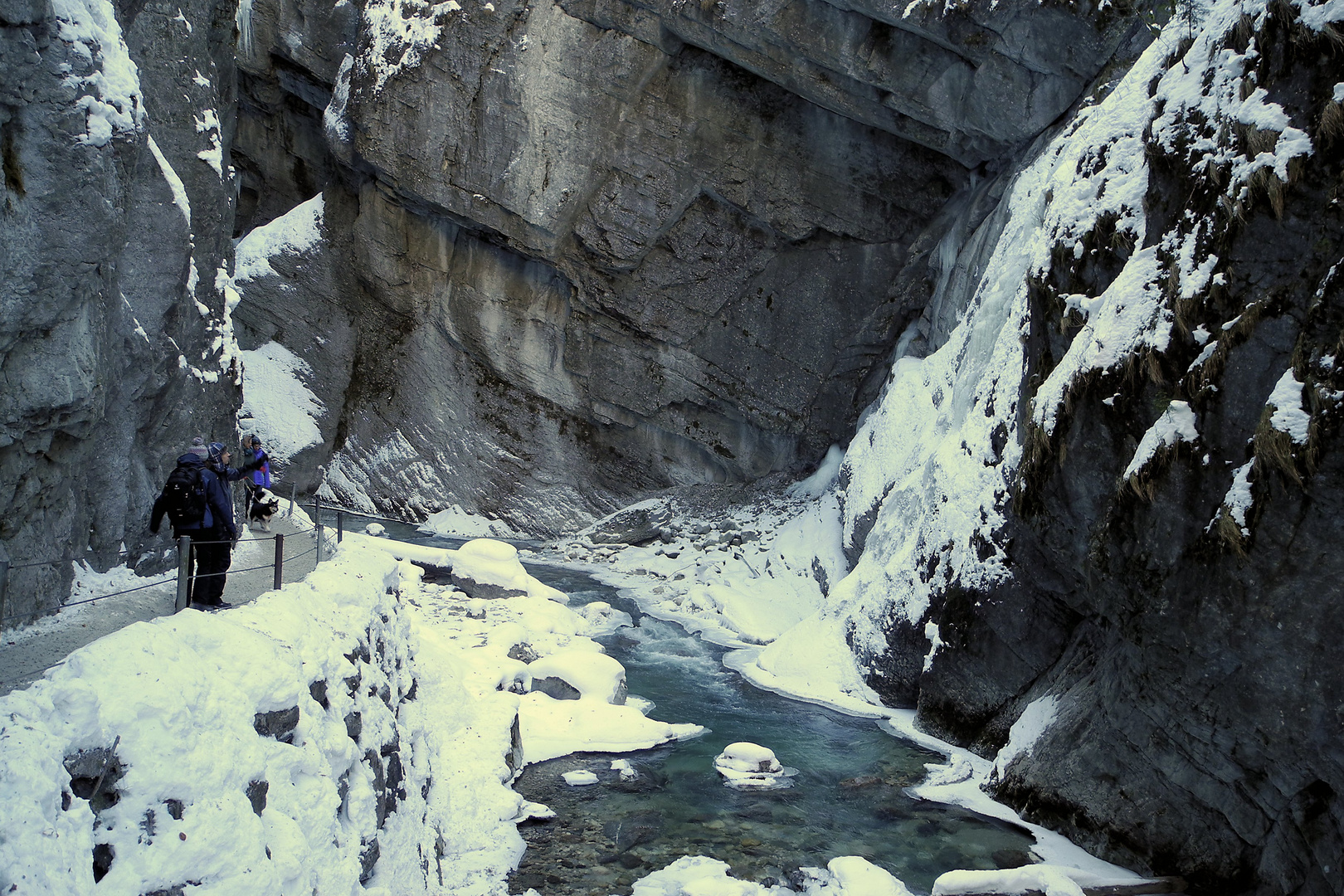 Winter in der Partnachklamm am 290117 (1)