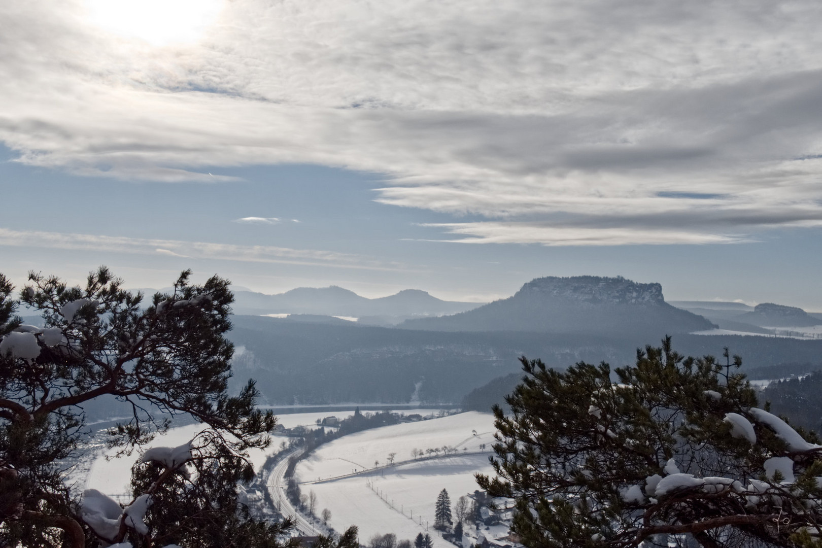 Winter in der Sächsischen Schweiz