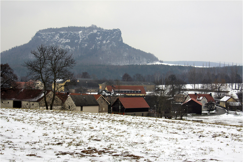 Winter in der Sächsischen Schweiz