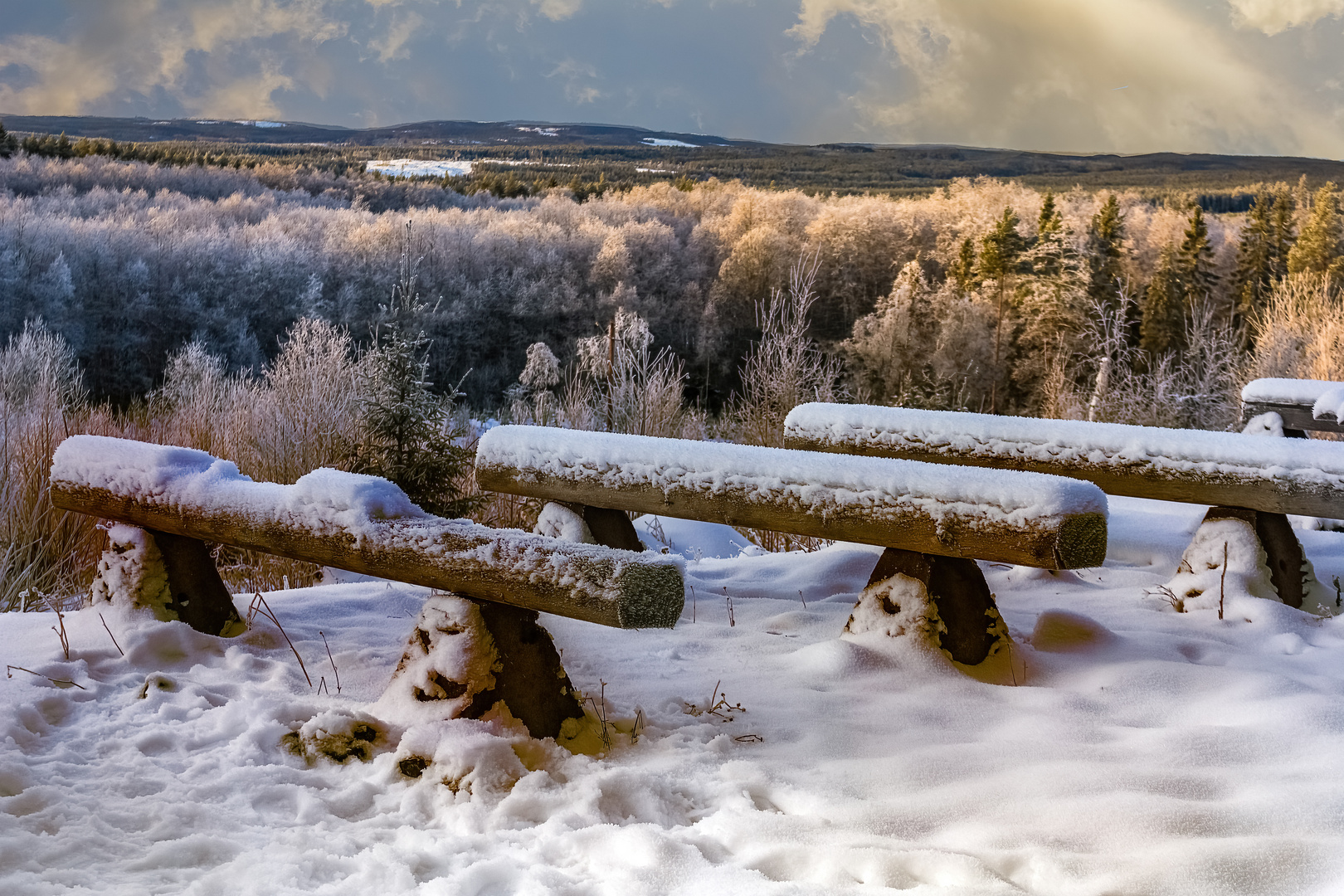 Winter in der schwedischen Weite