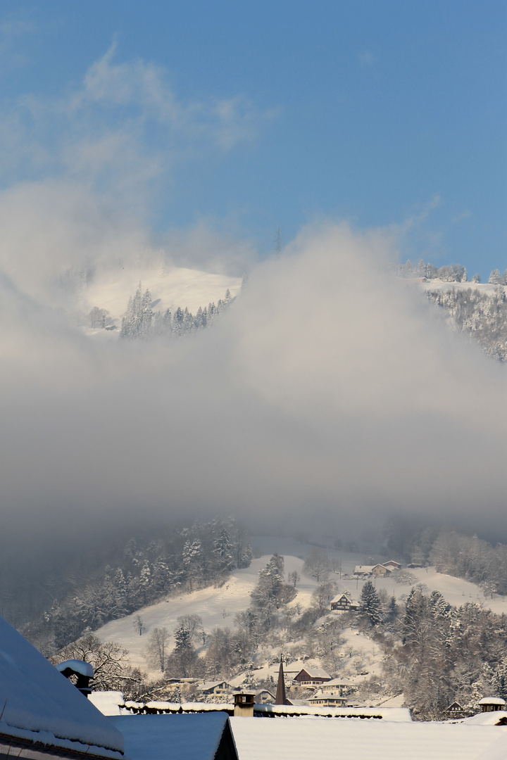 Winter in der Schweiz