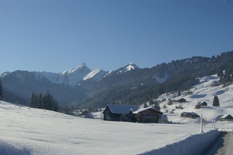 Winter in der Schweiz