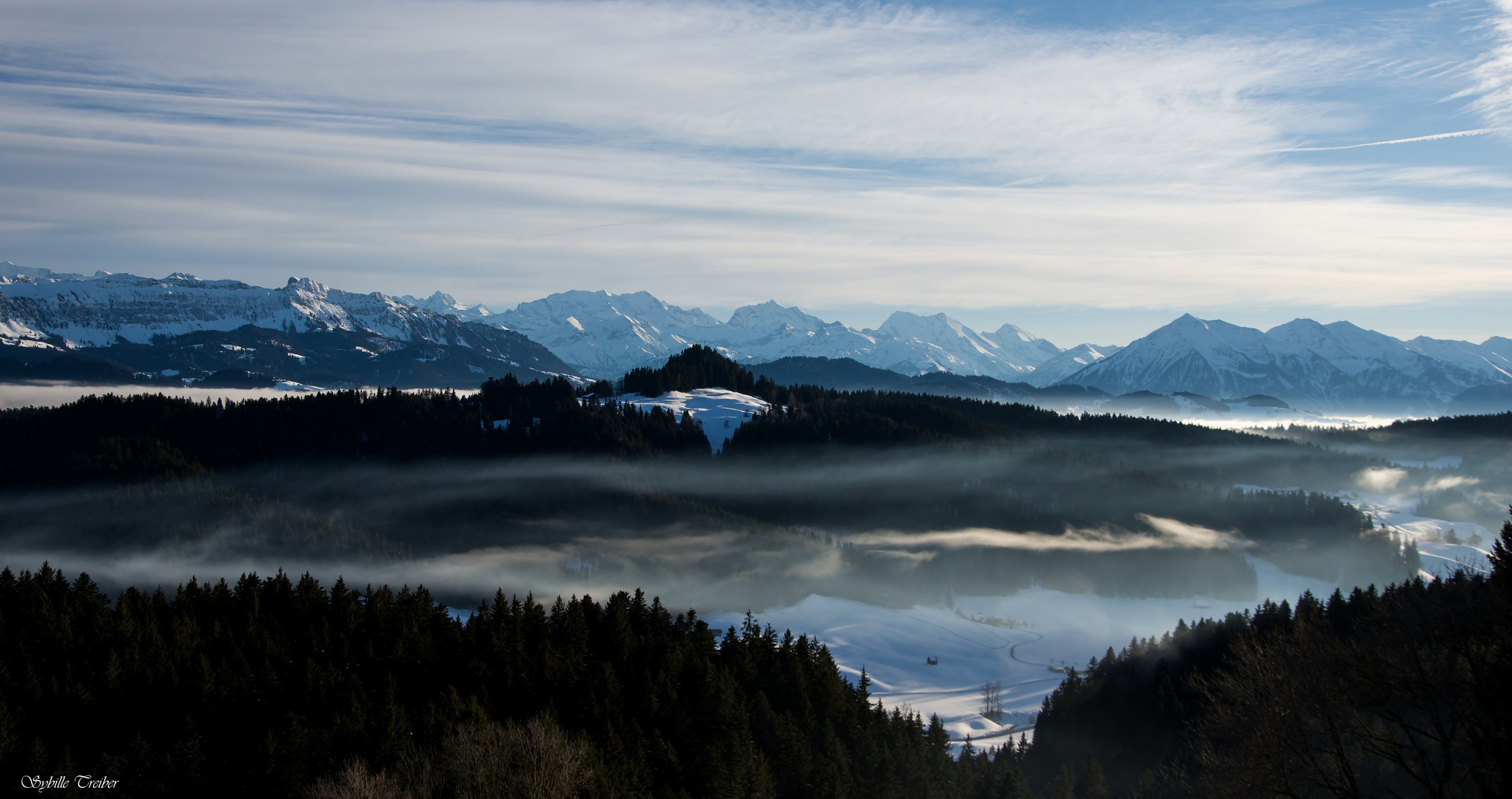 Winter in der Schweiz