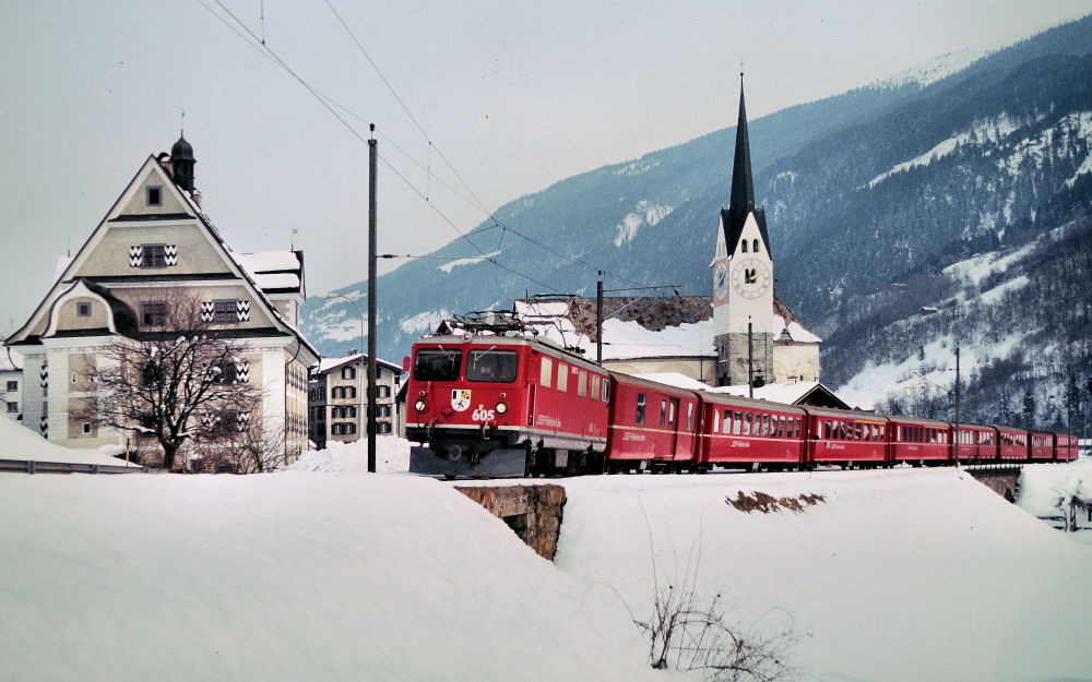 Winter in der Schweiz