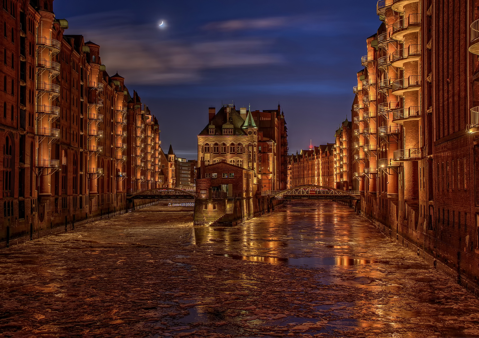 Winter in der Speicherstadt 