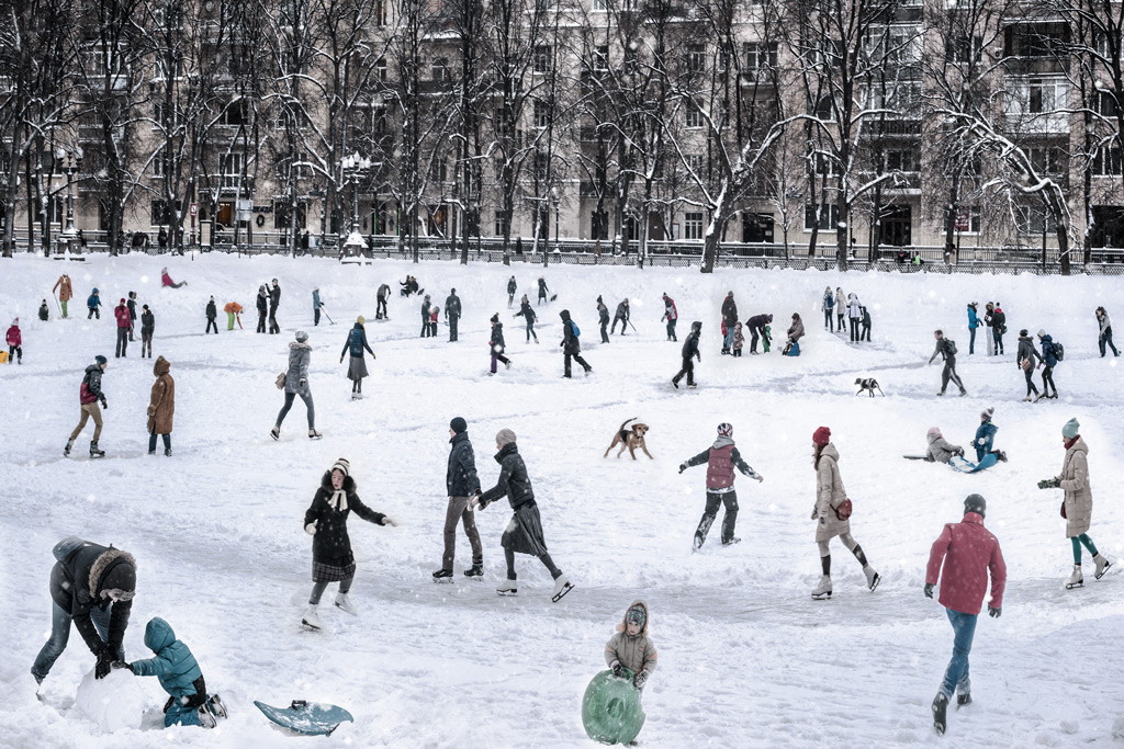 Winter in der Stadt