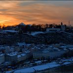 Winter in der Stadt .