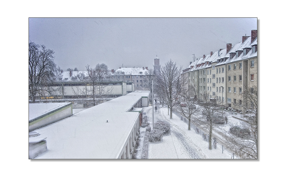 winter in der stadt