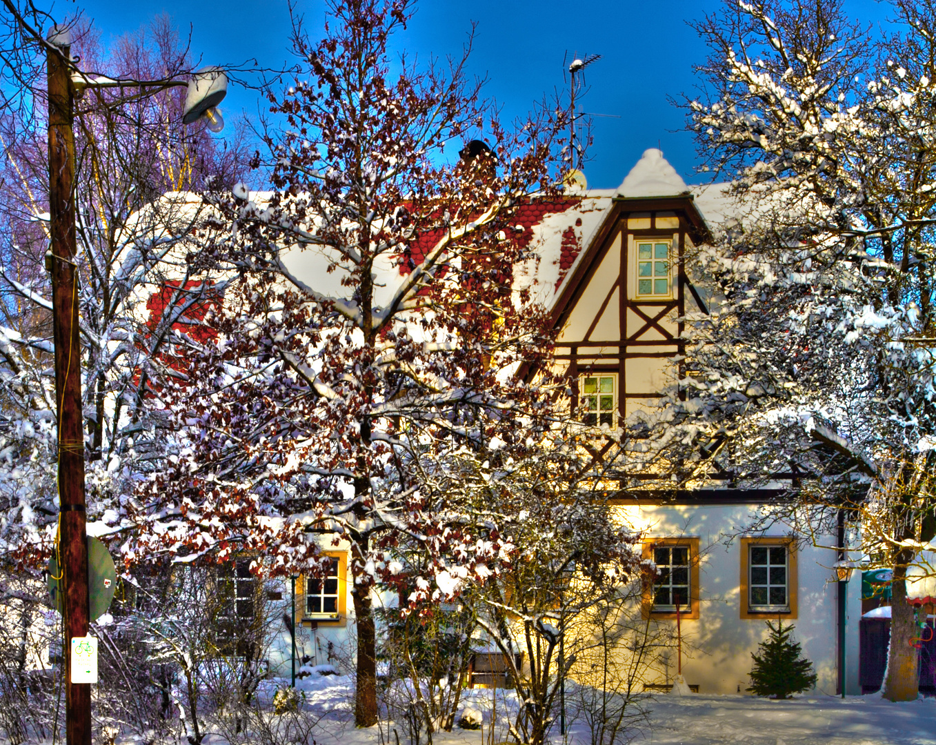 Winter in der Tauritzmühle (HDR)