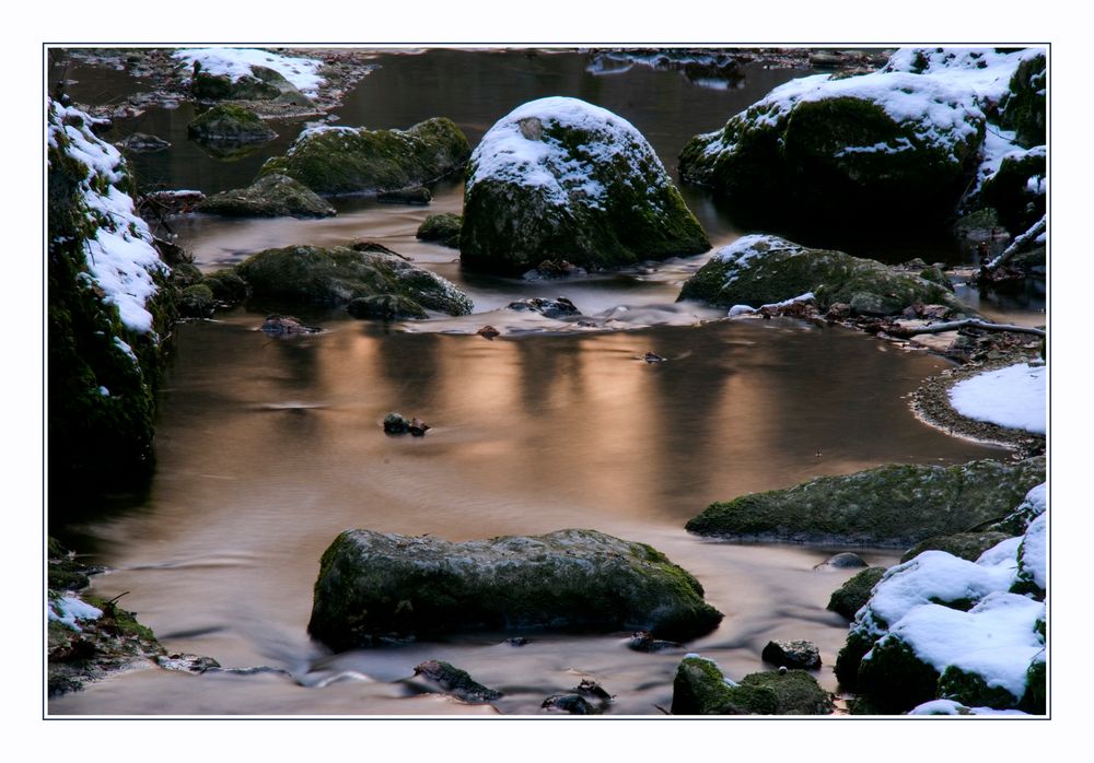 Winter in der Verenaschlucht