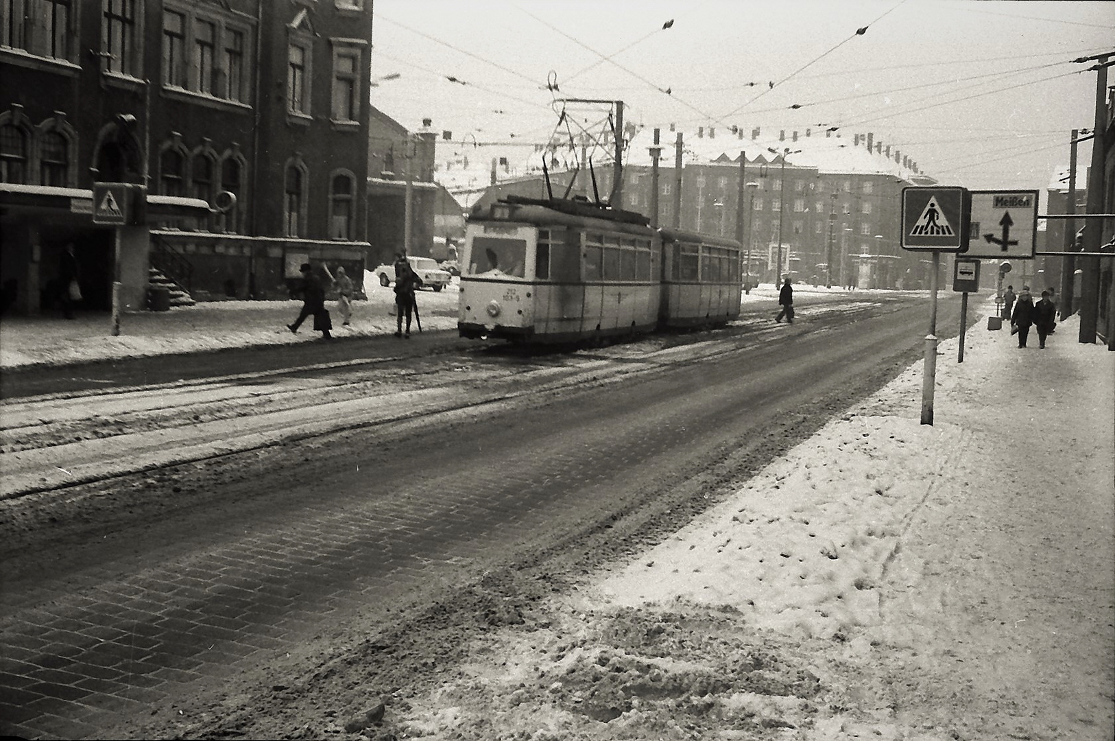 Winter in  Dresden .