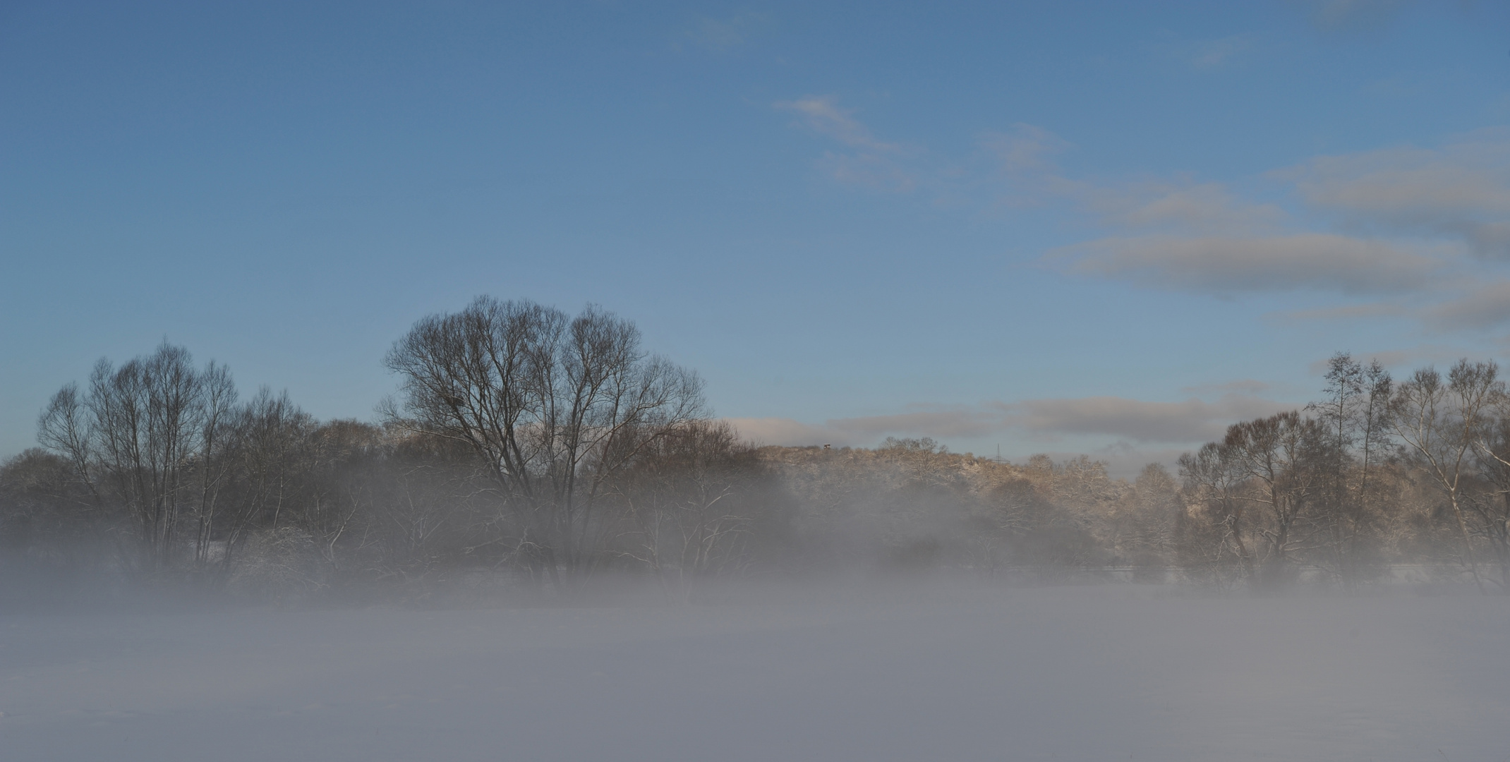 Winter in Ehringshausen - Nebel der Dill