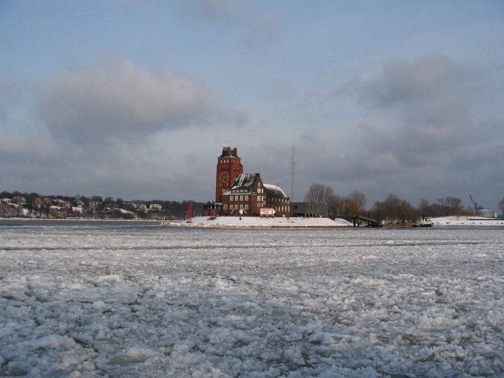 Winter in Finkenwerder