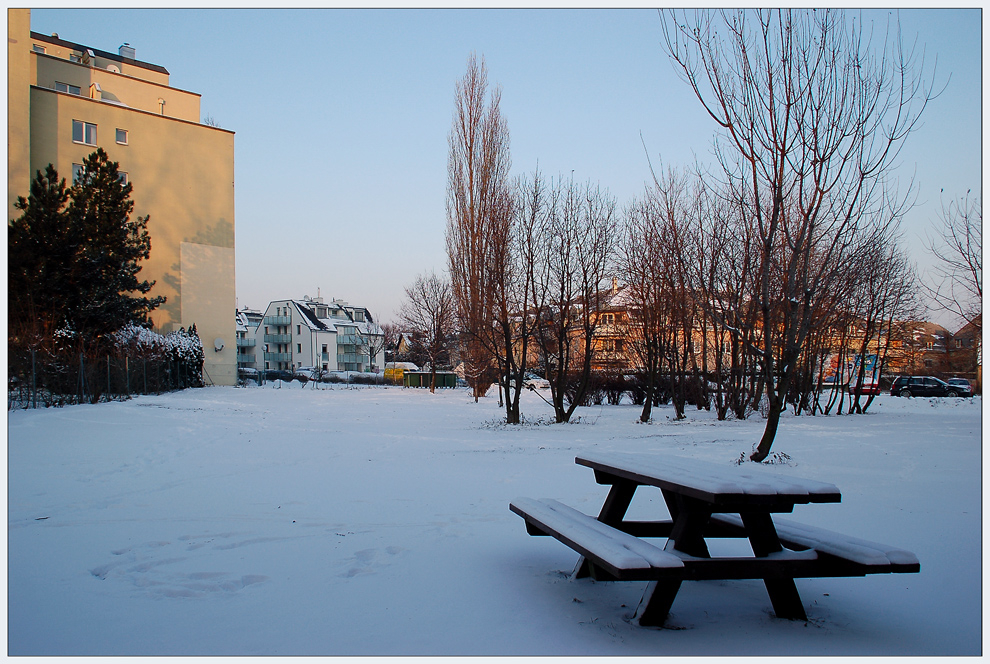 Winter in Floridsdorf