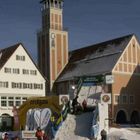 Winter in Freudenstadt mit mobiler Skisprungschanze