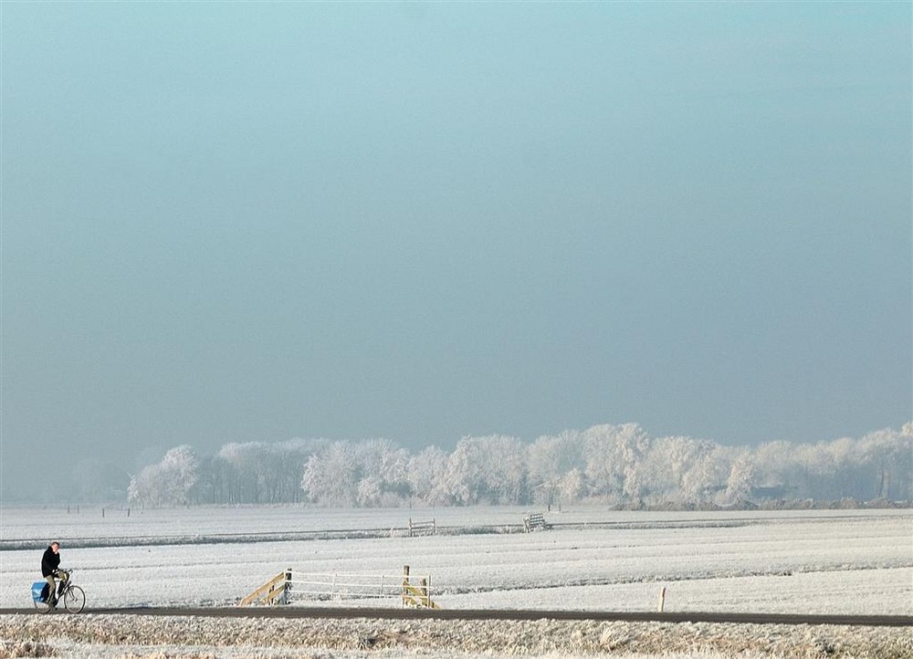 Winter in Friesland (Holland)