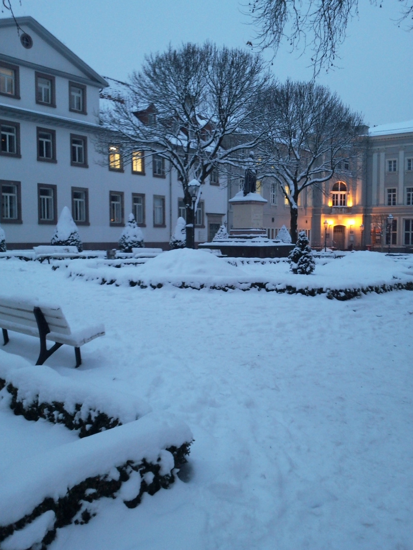 Winter in Göttingen 2010, Wilhelmsplatz