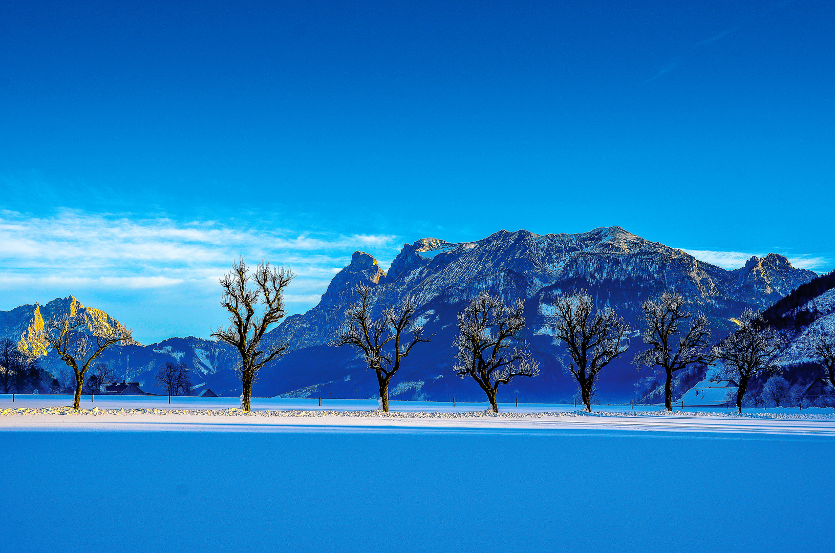 Winter in Hall bei Admont