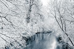 Winter in Hannover an der Leine
