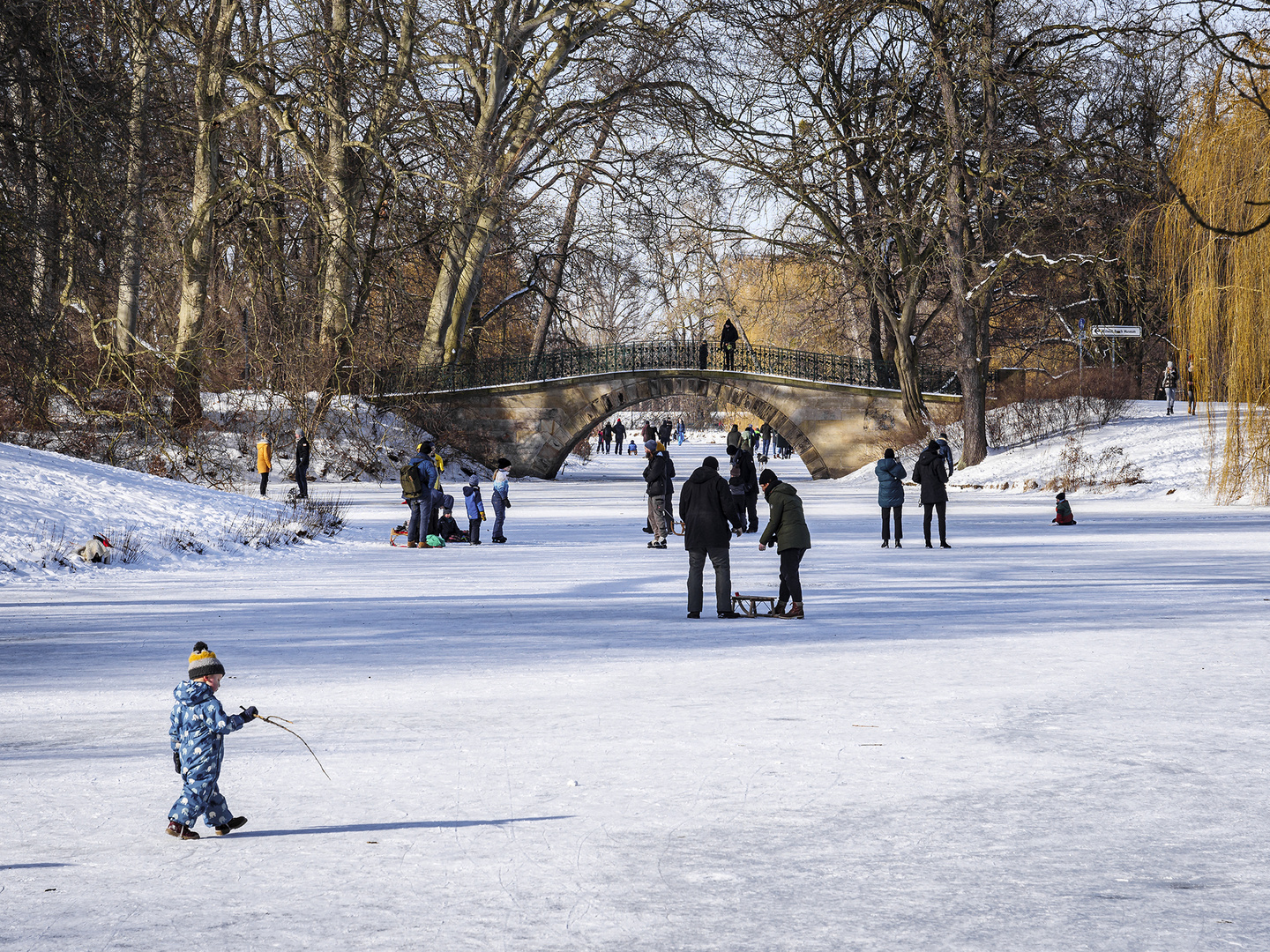 Winter in Hannover GeorgenGarten