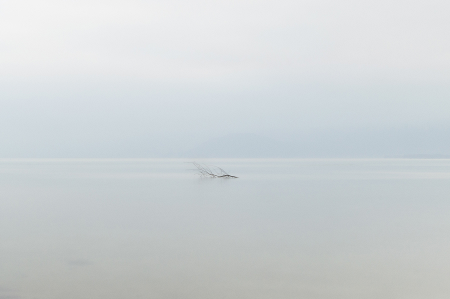 Winter in lake Ohrid