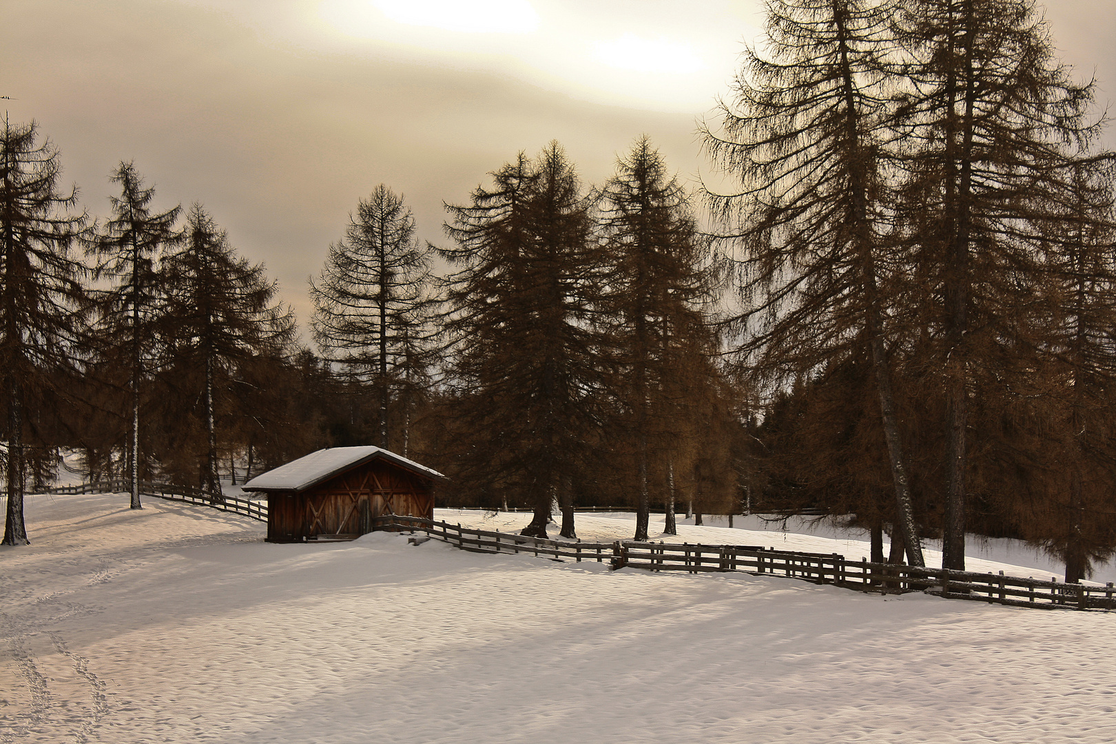 Winter in Langfenn-Südtirol