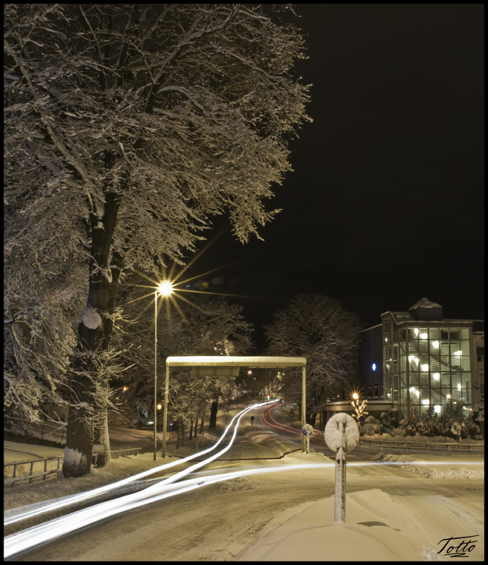Winter in Langveien, Kristiansund