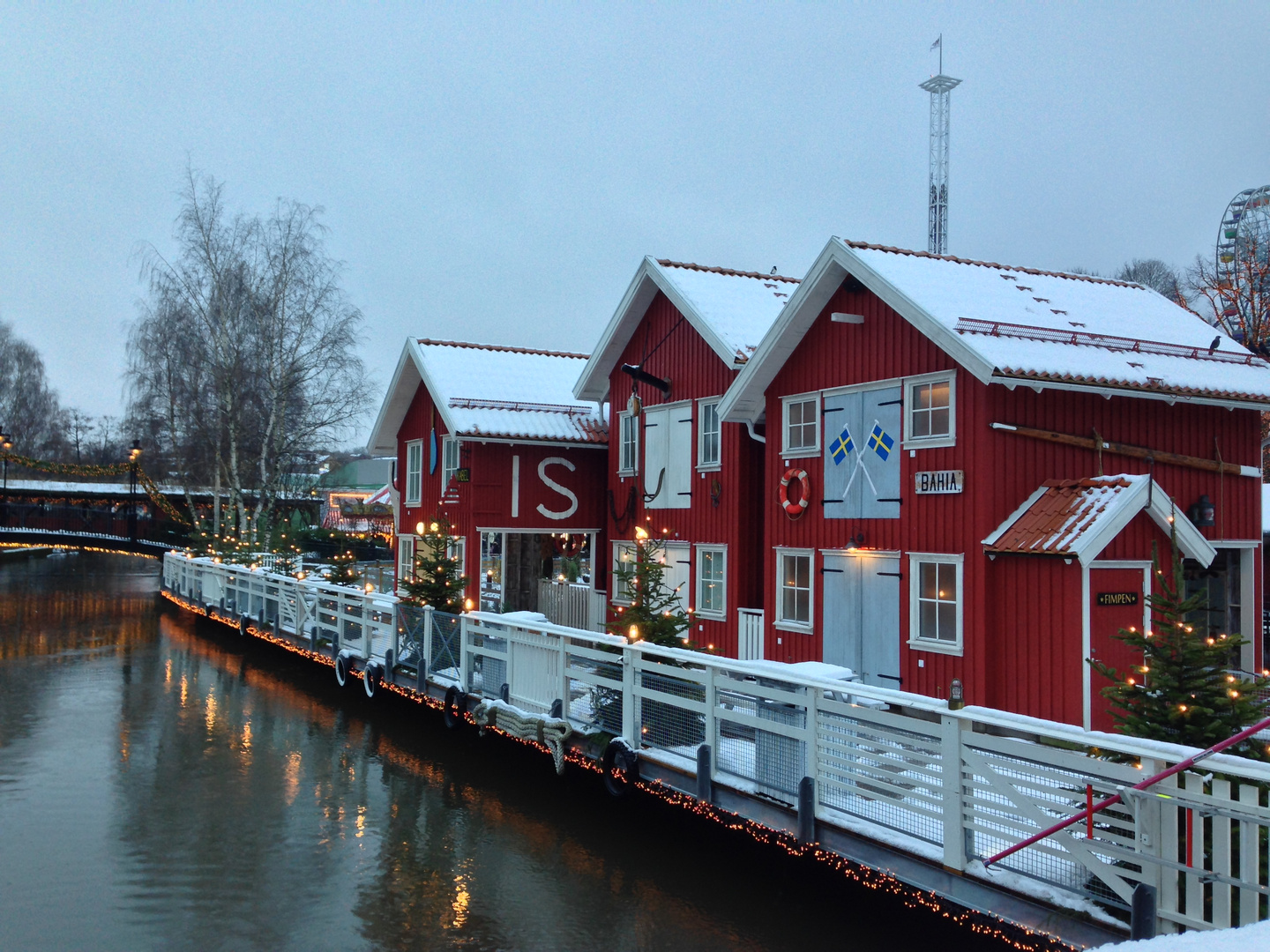 Winter in Liseberg, Göteborg