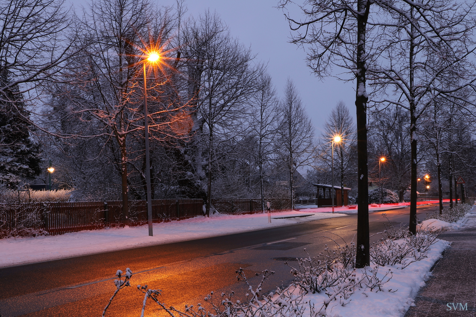 Winter in meinem Heimatort