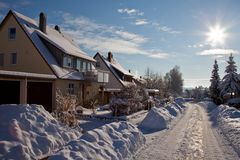 Winter in meiner Straße