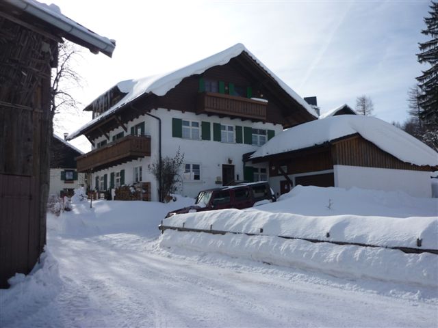 Winter in Mittelberg (Gemeinde Oy-Mittelberg) bei Kempten (Allgäu)