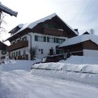 Winter in Mittelberg (Gemeinde Oy-Mittelberg) bei Kempten (Allgäu)