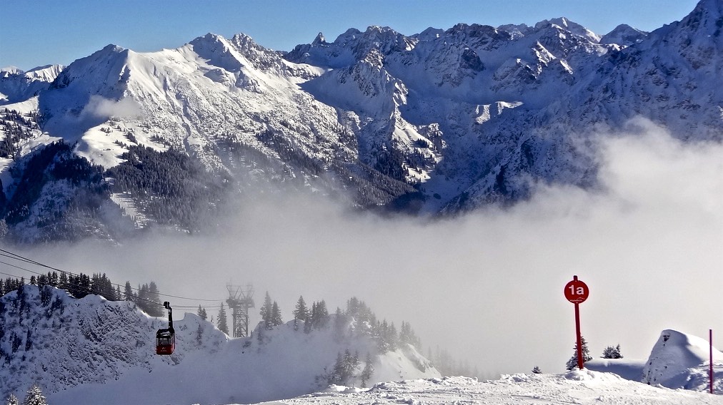 Winter in Mittelberg, Kleinwalsertal