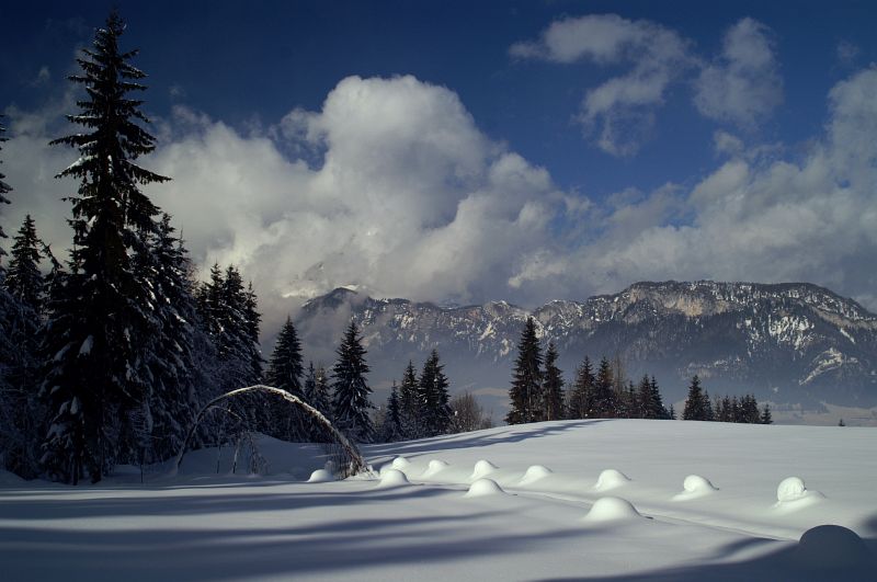 Winter in Mountains