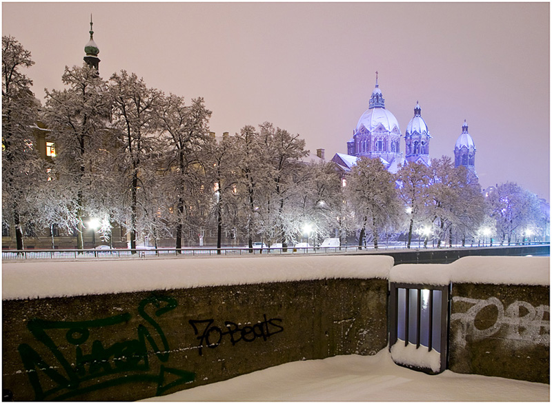 winter in münchen..