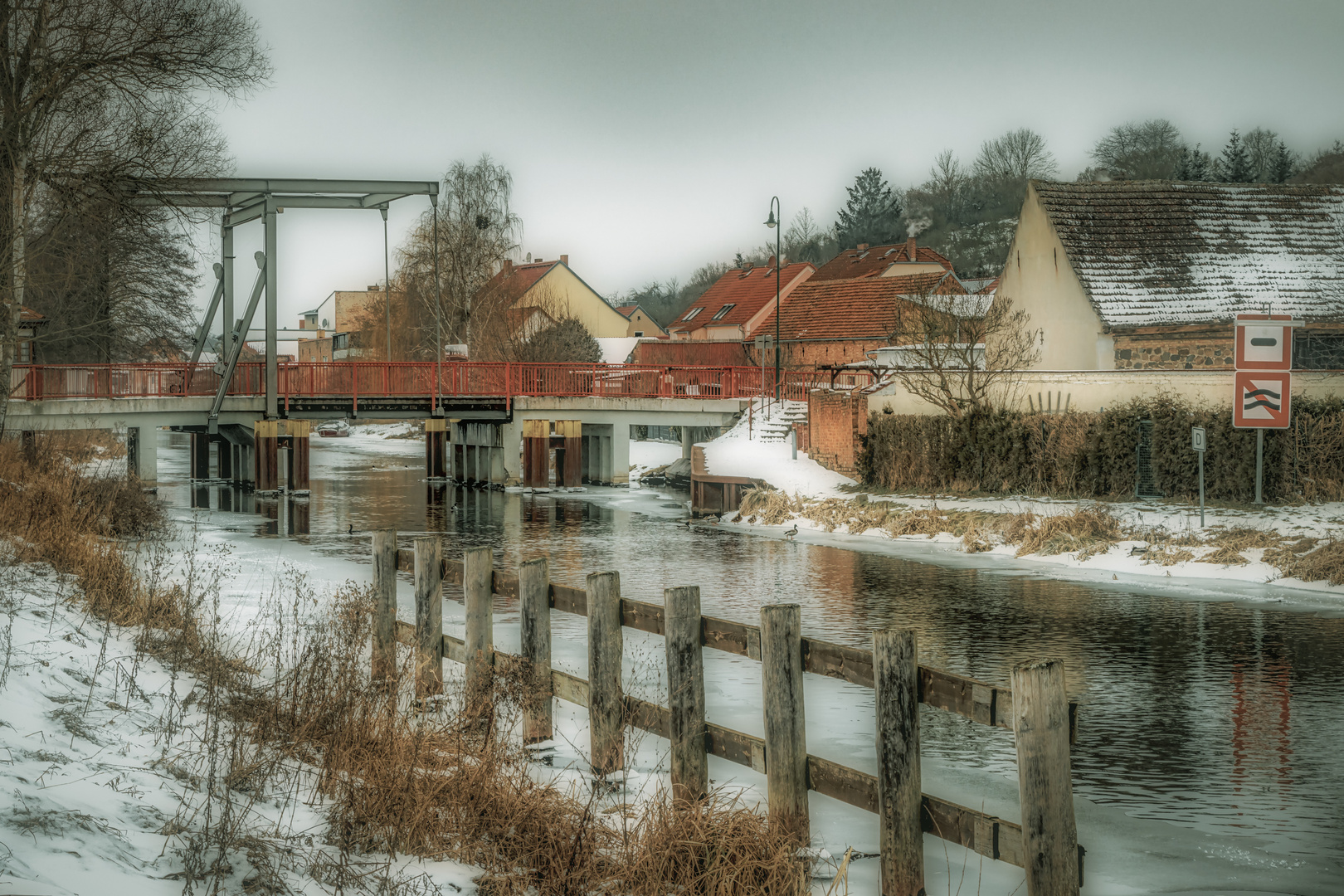 Winter in Niederfinow