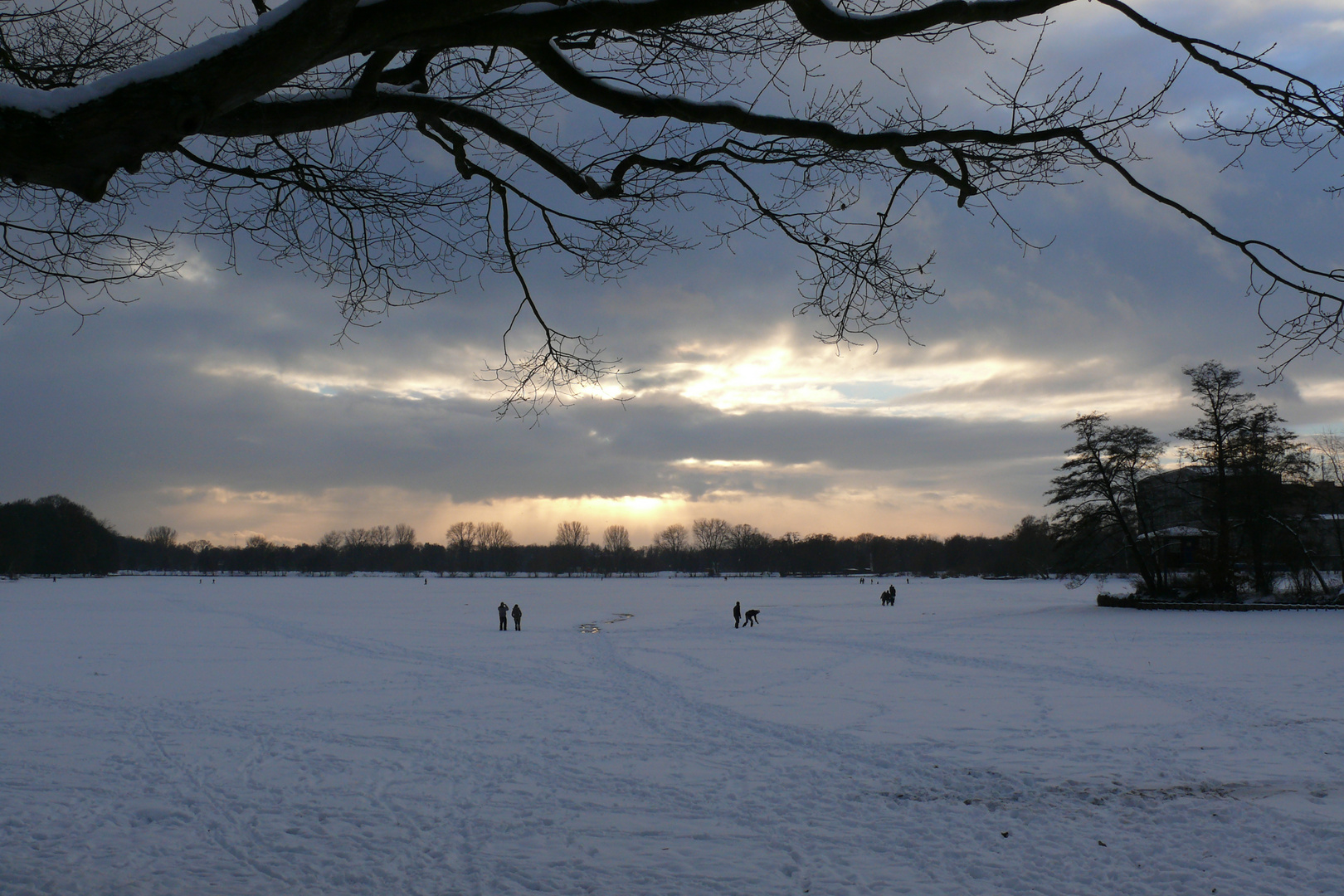 Winter in Nürnberg am Dutzendteich