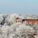 Winter in Rendsburg in Schleswig-Holstein