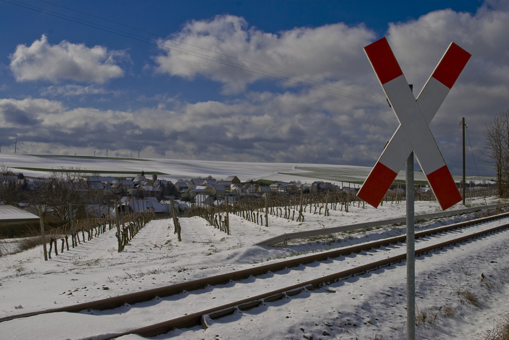 Winter in Rheinhessen nach Ostern