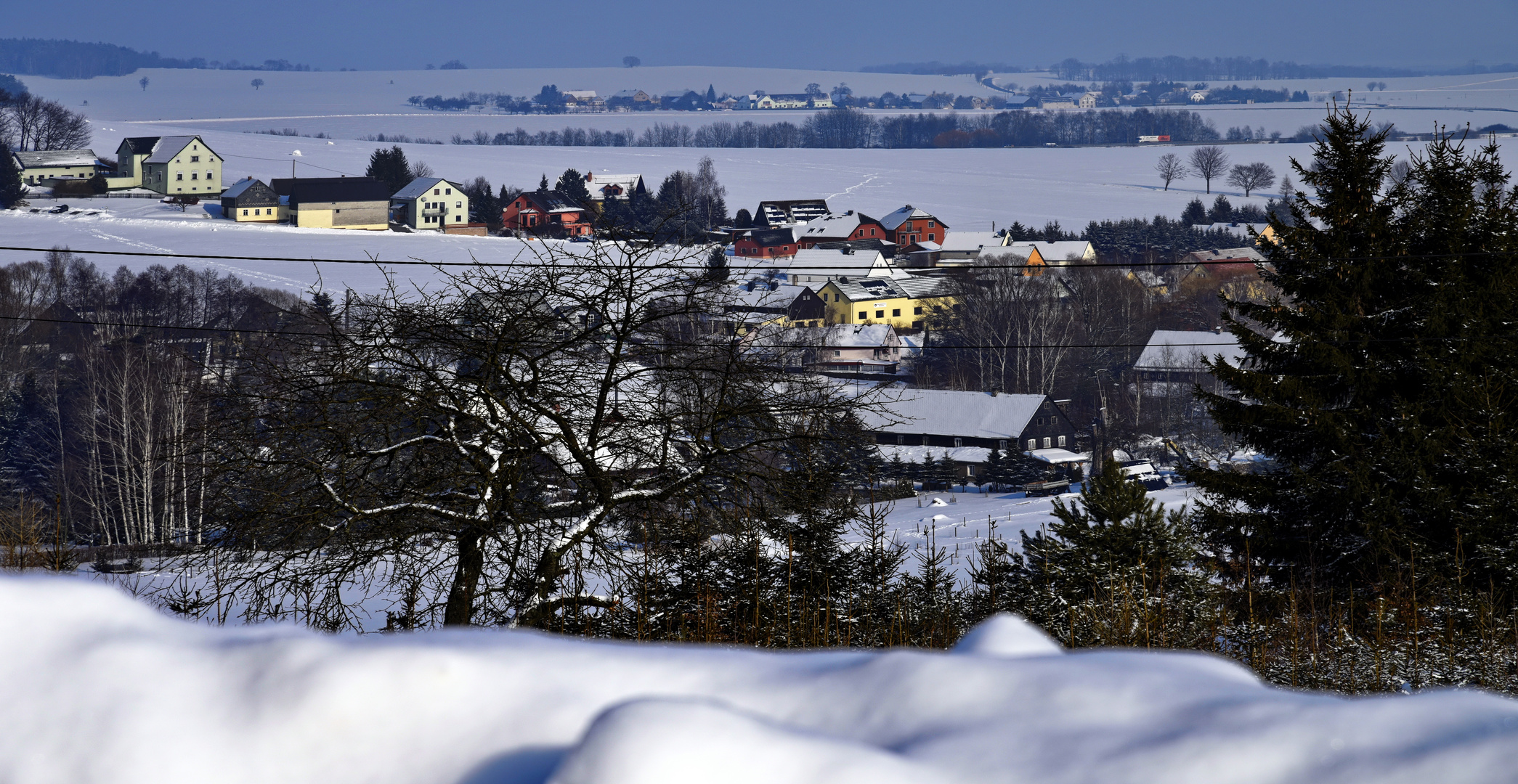 Winter in Sachsen