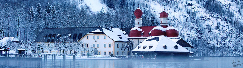 Winter in Sankt Bartholomä am Königsee