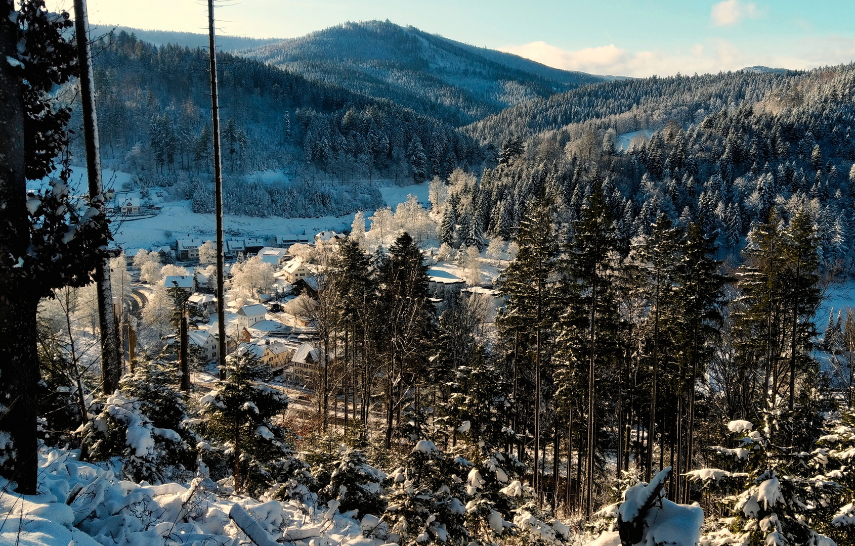 Winter in Schönmünzach