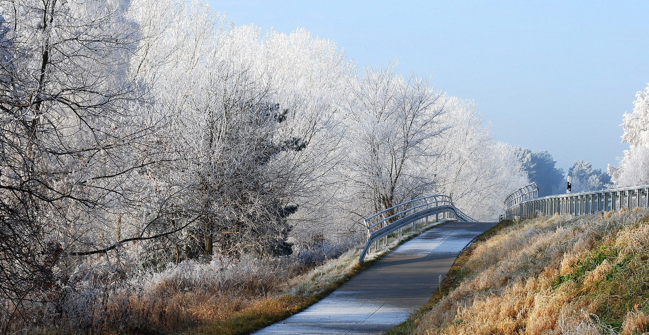 Winter in seiner schönen Ansicht.