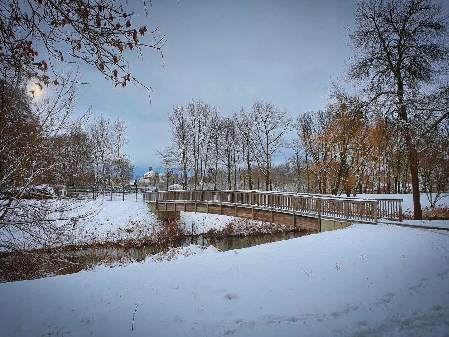 Winter in Senftenberg