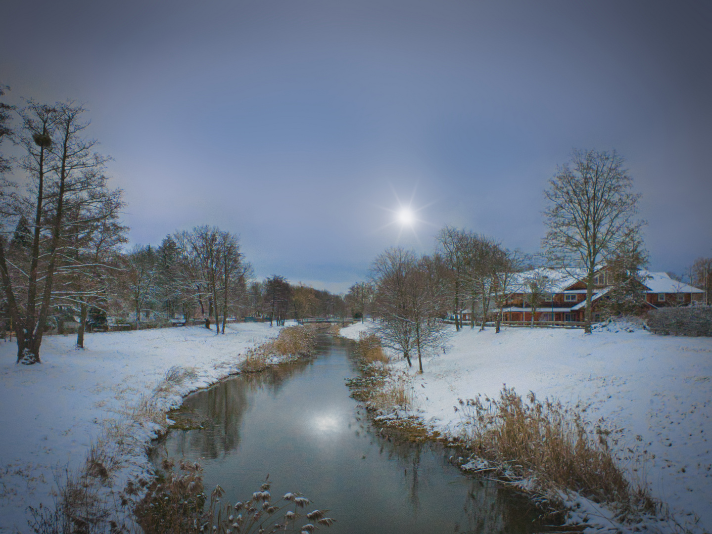 Winter in Senftenberg