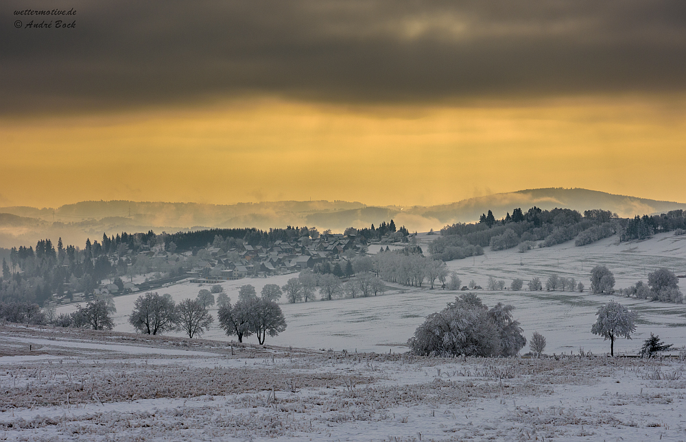 Winter in sepia